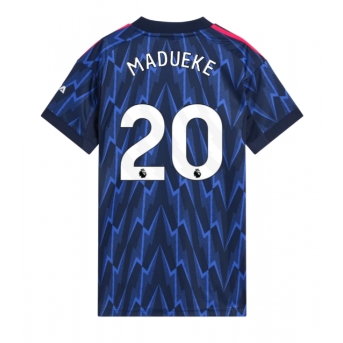 Billige Fotballdrakt Arsenal Noni Madueke #20 Replika Bortedrakt Dame 2025-26 Kortermet
